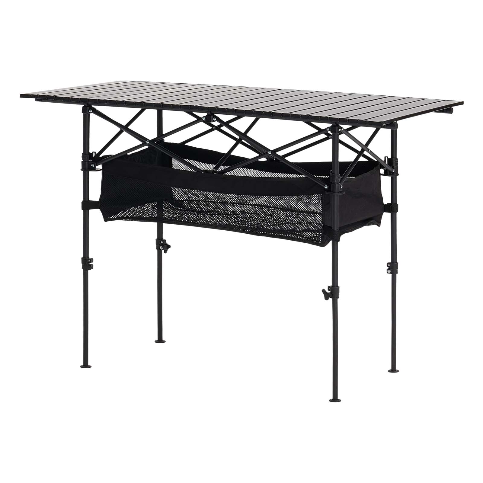 Folding Portable Camping Table Aluminum Outdoor Picnic Roll Up Table Storage Bag_voghion.com